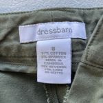 Dress Barn Womens Straight Leg Chino Pants Size 8 Green Casual Office wear Photo 4