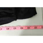 Free People  New Romantics South Of the Equator Embroidered Lace Tassel Top Black Photo 8