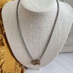 Carabiner Holder Necklace Stainless Steel Womens Jewelry Gold Photo 2