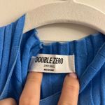 These Three Boutique Blue Mockneck Top Photo 3