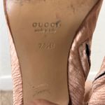 Gucci by Tom Ford Ruched Silk 4.5" Heeled Boots Ad Campaign Size 61/2 Photo 12