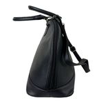 Joy Mangano New York Bag Satchel Crossbody Strap Black Handbag Saffiano Leather Photo 2