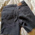 Levi's Levi’s Shorts 550 Cut-Off Denim Distressed Black Washed Photo 1