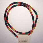 Forever 21 Colorful Wooden Beaded Boho Necklace Photo 3