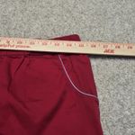 LAKE Pajama Set Women's Small Red Long Sleeve Top Pants Sleepwear Piped Trim Photo 4