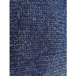 Generation Love  Womens Medium Navy Open Knit Tank Mettalic Thread Photo 3