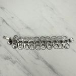 Walleska Soda Pop Tab Crochet Necklace Bracelet Set Statement ✨ Silver Photo 14