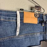 NWT Lola Denver High Rise Straight Ankle Jeans Dim Sky Raw Hem Plus Size 22 / 38 Photo 8