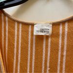 Caution to the Wind  Orange Striped Maxi Dress Photo 2