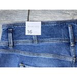 Lane Bryant NWT  Wide Leg Jeans Ultra High Rise Signature Fit Blue Denim Size 16 Photo 13