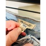 Madewell  Light Blue Denim 100% Cotton Mid-Length Cut Wrap Midi Skirt Size 29 Photo 11