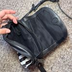 Kenneth Cole Black and White Striped Cow Hair Crossbody Bag Photo 3