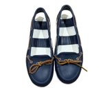 Crocs Beach line Women's size 7 Shoes Navy Blue Slip on Boat Shoe loafers Photo 1