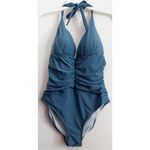 Cupshe • Super Bloom Retro Plunging Halterneck One-Piece Photo 1