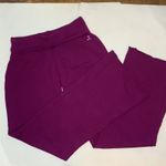 KINESIS Purple Plum Workout Yoga High Rise Flare Pants W Photo 11
