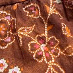 J.Crew  Tiered Pull-On Maxi Skirt | Organic Cotton Vintage Floral Print Medium Photo 3