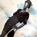 Faux fur shrug Black Photo 5