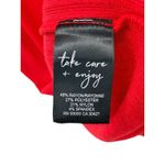 Nic+Zoe  Pop Red Rib Knit Long Sleeve Casual Shift Sweater Dress Size Medium NWT Photo 5