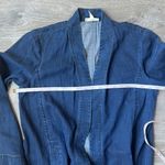 Eileen Fisher Organic Stretch-Cotton Denim Jacket, Midnight Photo 10