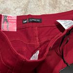 Lee NWT Secretly Shapes Straight Leg Embellished Jeans Rouge Red 12 Petite Photo 3
