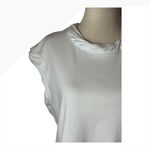 Tory Burch Sleeveless Top Twisted Collar White Size L Photo 5