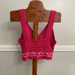 Jolie and‎ Joy Knit Crop Top Pink Size M Photo 1