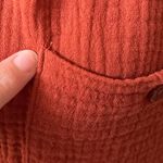 Sanctuary  Medium Burnt Orange Button Down Shirt with Collar Photo 3