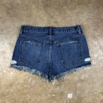 Free People  We The Free Denim Shorts Women’s 29 Blue Distressed Crochet‎ Trim Photo 1