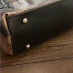 Patricia Nash  Tan Multicolor Leather Floral Handbag Tote Photo 3