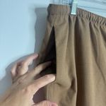 Loft  Sawyer Pull On Pants in Heathered Brushed Flannel Brown Size Large Casual Photo 8
