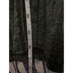 Women's Fantaslook Dark Grey Ribbed Long Sleeve Tee Shirt L Green Size L Photo 5