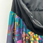 Torrid Blue Multicolor Floral Print Strapless High Low Midi Dress Size 12 Photo 12