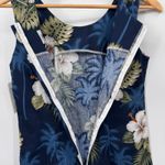 Vintage Pacific Legend Hawaiian Dress Womens Small Blue Cotton Hibiscus NEW Photo 5