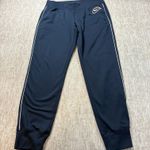 Nike Vtg Red Tag Polyester Jogger Track Pants Women Sz L Teal Blue Photo 0