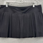 Lululemon Pleat To Street Skirt Skort Black Athletic Athleisure Tennis Women 12 Photo 0