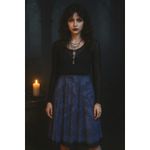 Requirements Vintage Skirt Size M Blue Paisley Midi Boho 90s Retro Witchy Photo 7