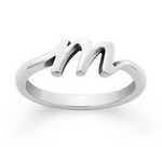 James Avery ‘M’ initial ring Photo 0