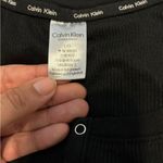 Calvin Klein Black Sleep
Embroidered Logo Ribbed Long Sleeve shirt size large Photo 2