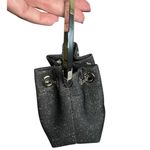 Jimmy Choo  NWT Bon Bon Bag in Black Glitter Fabric Photo 2