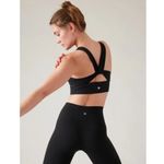 Athleta New Warrior Longline Twist Bra XS Cup A-C Black Photo 4