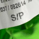 BECCA by Rebecca virtue Becca Coast Plunge Neck Lime Green Ribbed One Piece Swimsuit Size Small Photo 9