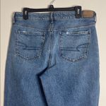 American Eagle Outfitters Tomgirl Light Blue Distressed Rigid Denim Jeans sz 10 Photo 3