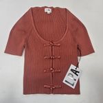 LPA  Briony Mini Cardigan in Rose Mauve XXS Photo 2