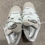 Adidas Women’s Sneakers - White and Black with Gum Sole Photo 1