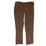 J. Jill Womens Pants Sz 14 Twill Corduroy Brown High Waist Neutral Old Money Photo 1