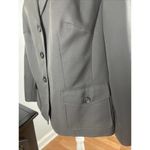 John Meyer Gray Suit 14W Pocket 3 Open Button Long Sleeve Lapel Collar Lined Photo 4
