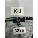 Papillon Womans  L Black Gray Geometric Sweater Dress Long Sleeve Pockets Photo 2