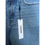 Vigoss NWT  High‎ Waisted Split Hem Straight Ace Jeans in Medium Wash. Size 31 Photo 9