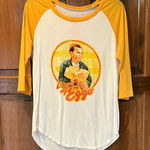 Stranger Things  Eleven L’Eggo my Eggo Shirt Size Medium Juniors Raglan Photo 0