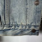 Levi's  Light Blue Wash Red Tab Sherpa Lined Denim Trucker Jacket L Photo 8